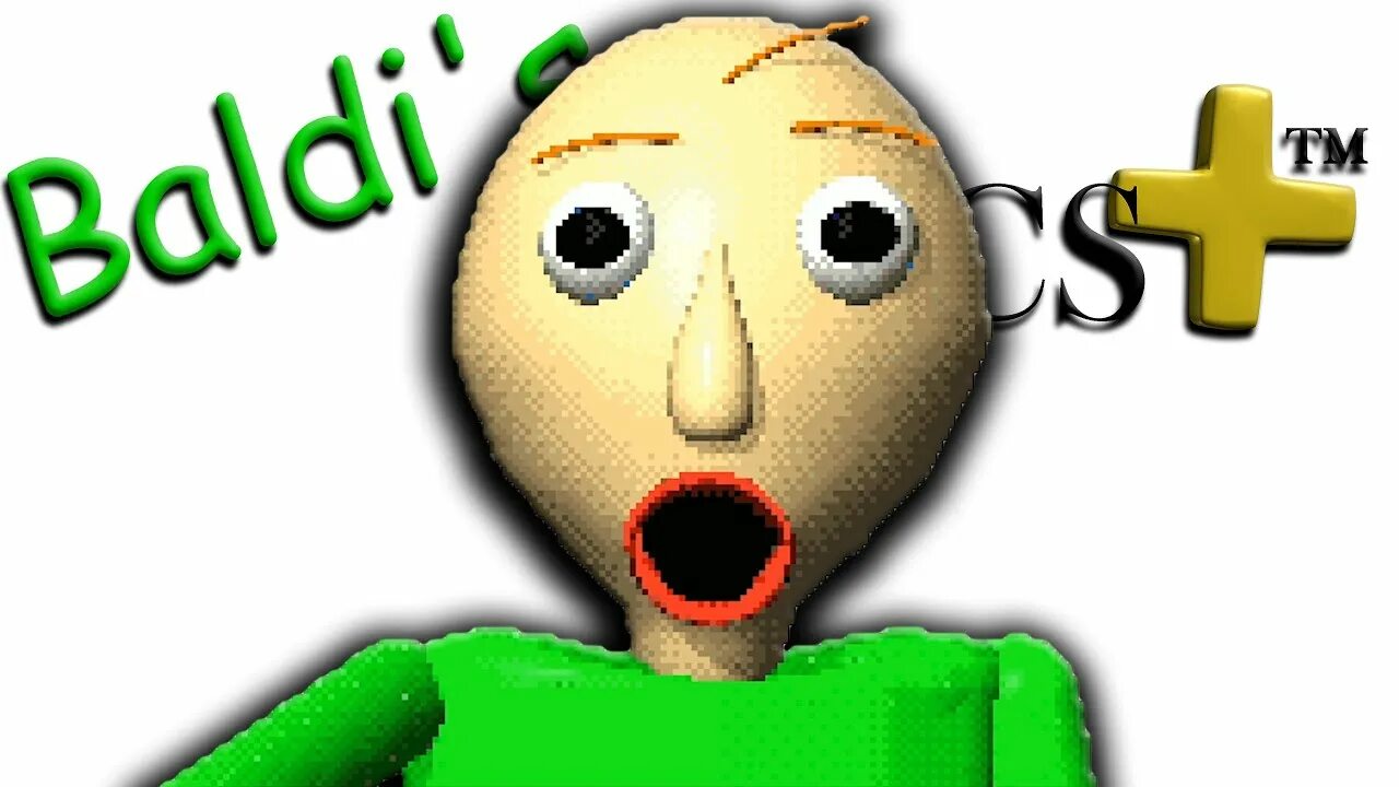 Балдис бейсикс плюс. Baldi s Basics Plus. Baldi Basics Plus logo. Baldis Basixs plys'.