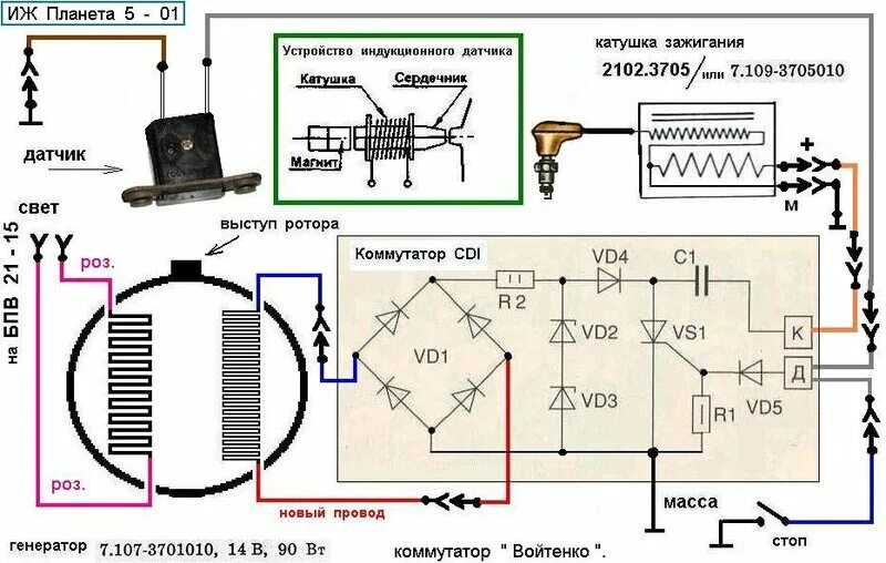 схема проводки на скутере 4т 50 куб. коммутатор генератора. коммутатор бензогенератора et-950. коммутатор генератора. реле зарядки мопед альфа 6 катушек.