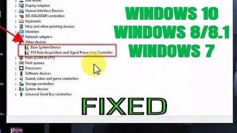 Pci устройство windows 10