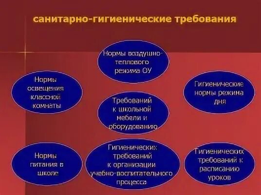 Гигиенические требованию к образовательному процессу. Санитарно-гигиенические требования в образовательном учреждении. Гигиенические требования в школе. Гигиенические требования к НОД. Гигиенические требования к школьной мебели.