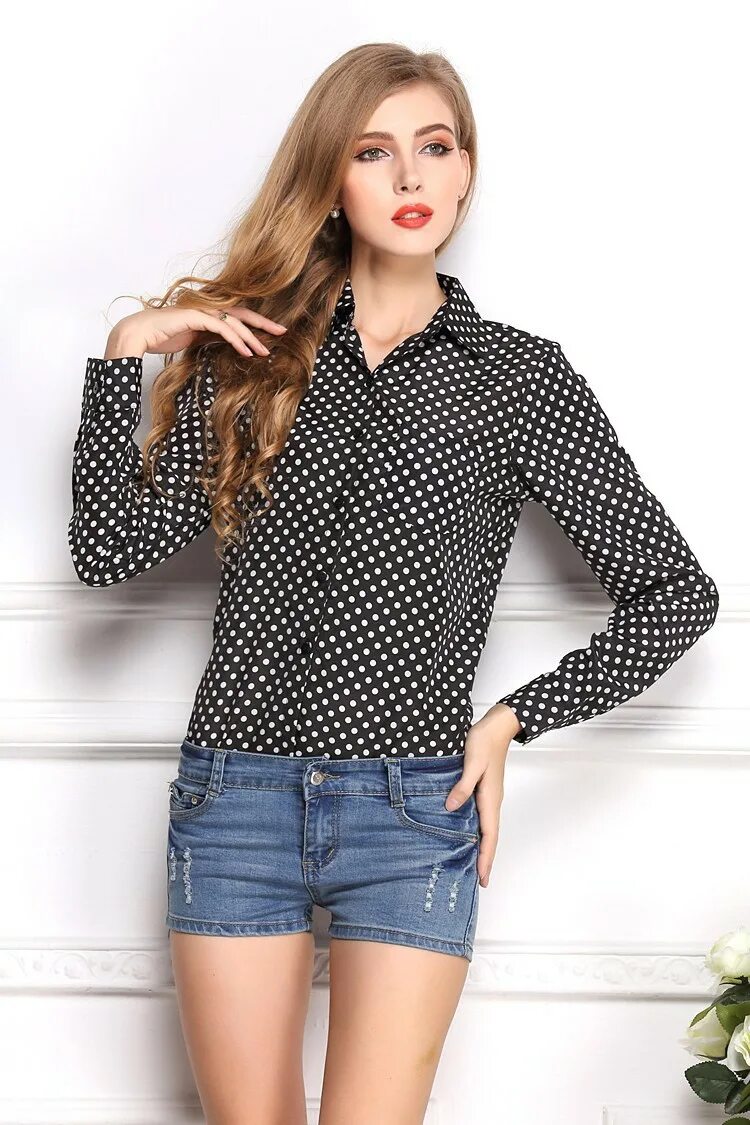 блузка в белый горошек. кофточки в горошек. блузка женская в горошек. блузка в белый горошек. блузка в горошек.