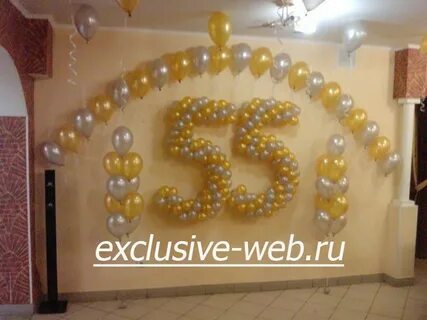 Украшение шарами 55