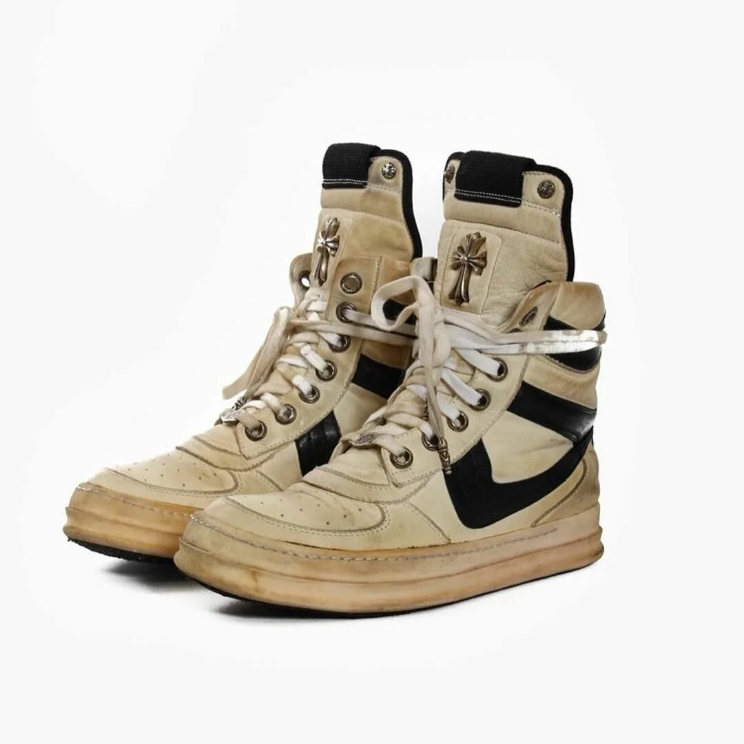 Chrome dunks. Rick owens geobasket chrome hearts. rick owens x chrome hearts dunks. rick owens x chrome hearts. rick owens dunk chrome hearts.