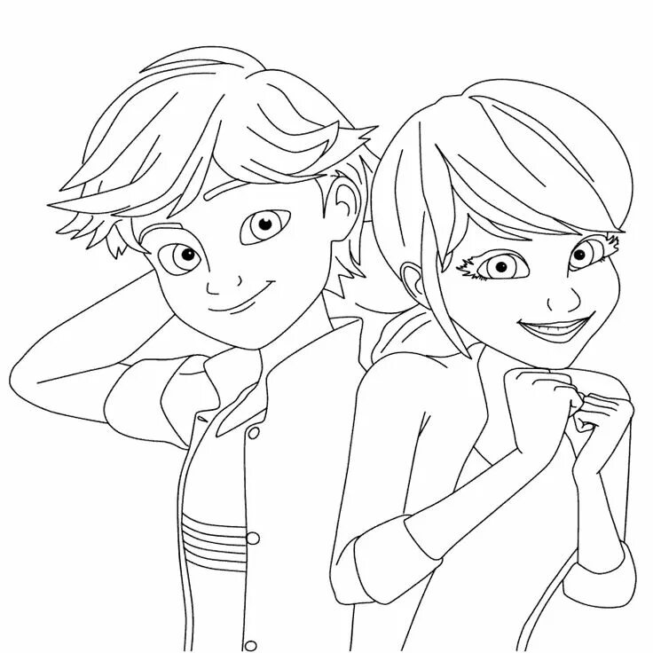 Ladybug and Cat Noir coloring pages. 140 printable Coloring pages Coloring pages