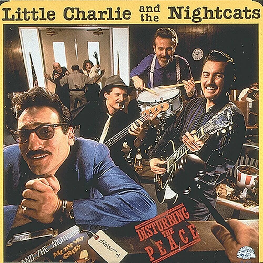 NIGHTCATS. Little Charlie & the NIGHTCATS - that's big. Disturbing the Peace 1988. Little Charlie & the NIGHTCATS Cover.