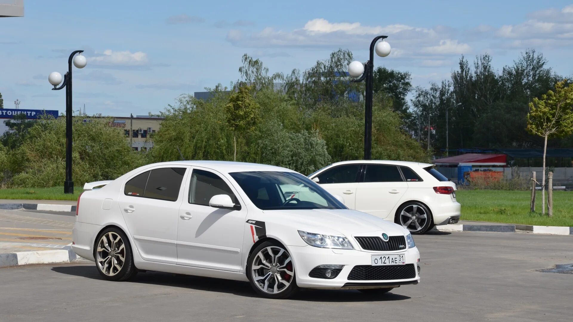 Skoda Octavia mk2. Skoda MK 2 RS. Стейдж на октавию