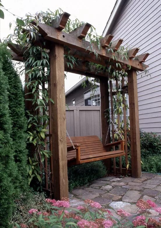#Bench #Garden #Impressive #Seat #Swing #Wooden Impressive Garden Swing Bench #3
