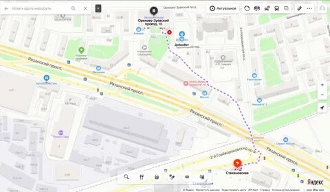 Стахановская москва карта