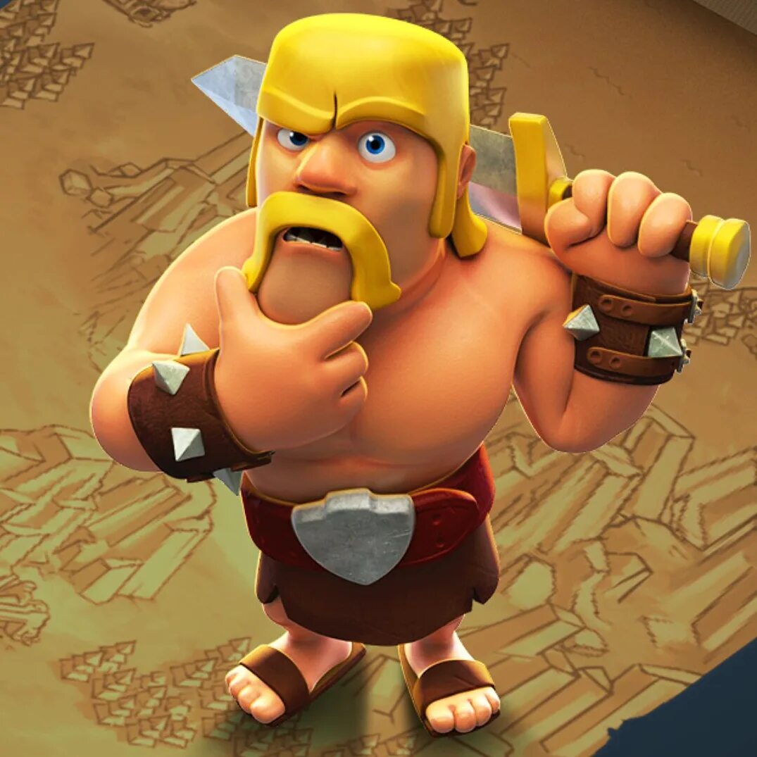 Clash of clans варвары. Варвар клэш оф кланс. Король варвар клэш оф кланс. Варвар из Clash of Clans. Варвар из Clash Royale.