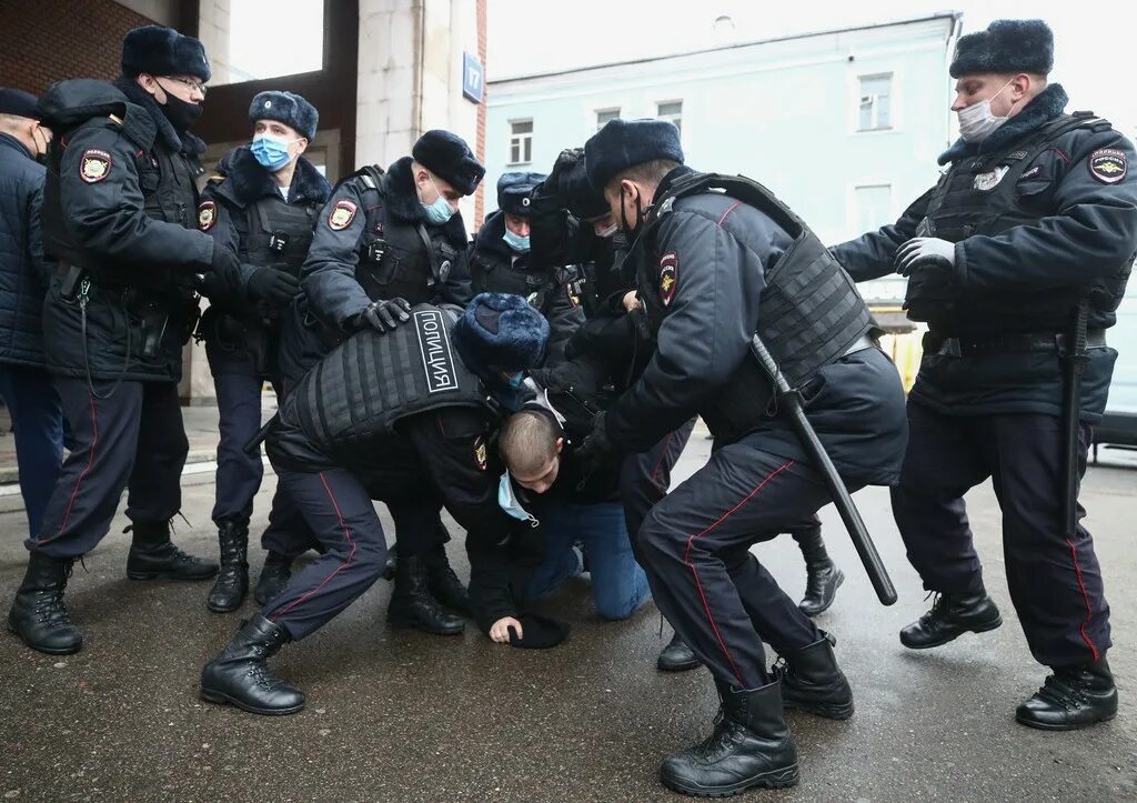 Полиция Москвы. Задержание сотрудниками полиции. Федеральные аресты