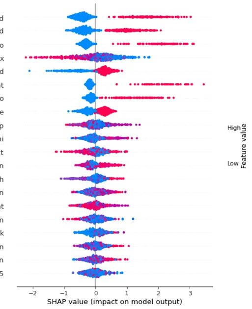 Shap plots. Shap plots