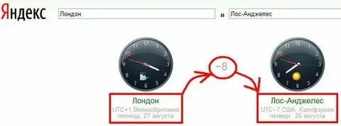Разница во времени лос анджелес и москва
