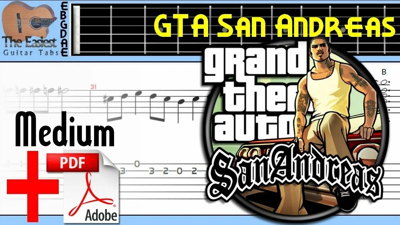 ГТА табы для гитары. ГТА Сан андреас на гитаре табы. GTA sa Theme Guitar Tabs. ГТА Сан на гитаре табы. Английская песня сан сан