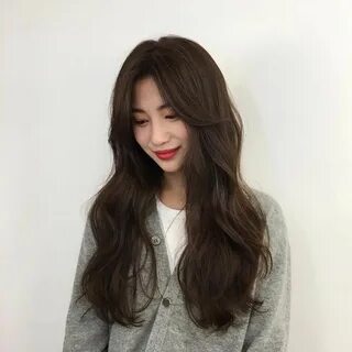 구름펌 Curly Asian Hair, Asian Hair Pin, Korean Long Hair, Korean Haircut Lo.....