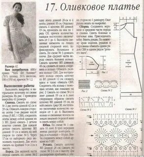 Бесплатные схемы вязания платье