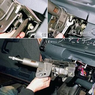 Как снять рулевую колонку