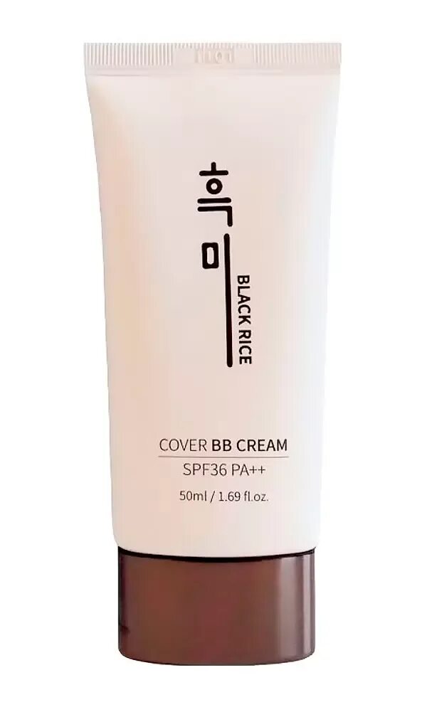 Cover bb cream spf36 black rice. Black rice bb крем с содержанием черного риса, spf 36, 50 мл. Black rice bb cream 50 спф. Bb крем с черным рисом. Корейский бб крем с спф 50.