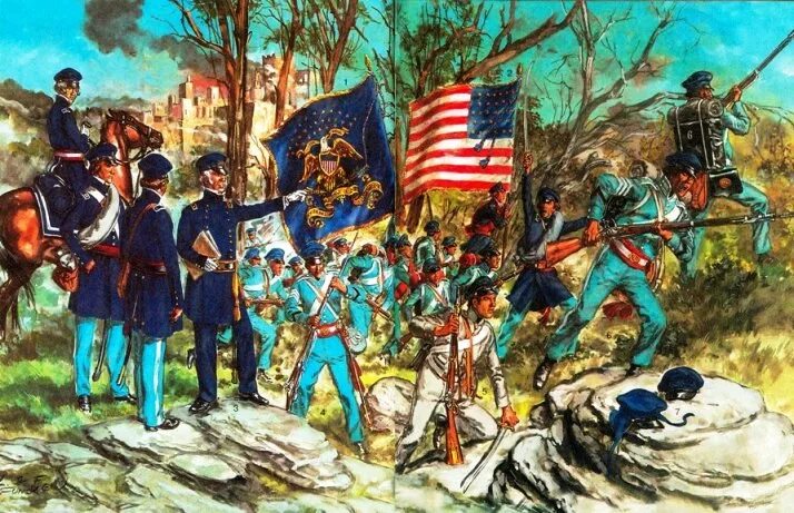 сепаратистские движения в сша. техас конфликт. война в мексике 1846. отделение техаса от сша. американо-мексиканская война 1846-1848 картины.