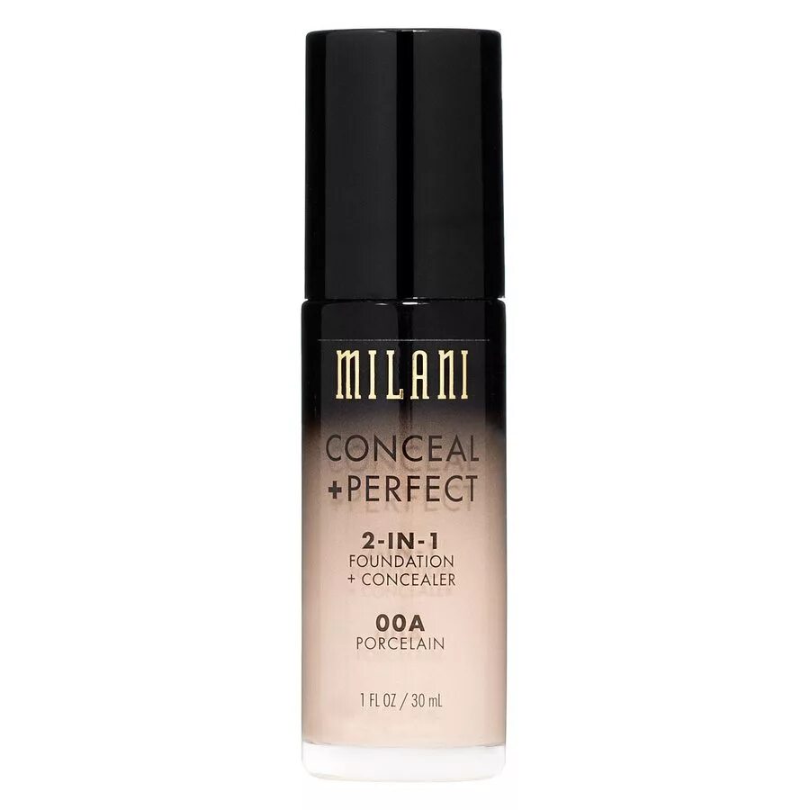 Perfect teint foundation. Milani foundation 00a porcelain. milani foundation 00bb. milani тональное средство conceal + perfect 2-in-1 foundation + concealer 30 мл.