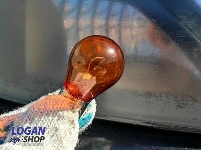 Замена лампы поворота рено