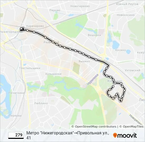 Маршрут автобуса 279 на карте Москвы с остановками. Маршрут 279 Медведково Поведники на карте. 279 Автобус расписание Жулебино.