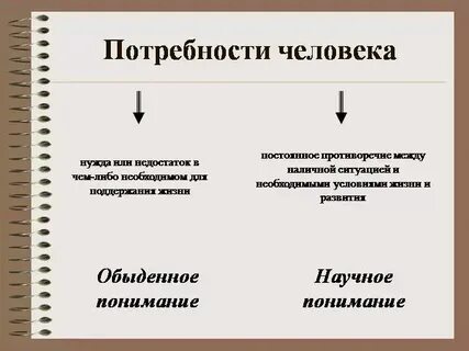 Потребности человека конспект урока 6 класс обществознание