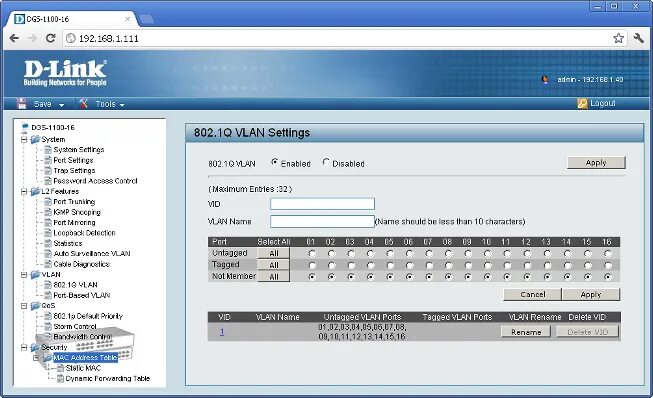 D link vlan. D-link dgs-1100-16v2. коммутатор d-link 3020. d-link dgs 1210-24 vlan. веб интерфейс коммутатора d-link.
