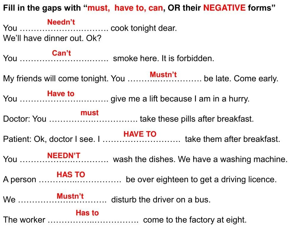 Fill in whichever. Предложения с must и mustn't. Модальный глагол must mustn't. Употребление have to don't have to. Have got has got правило.