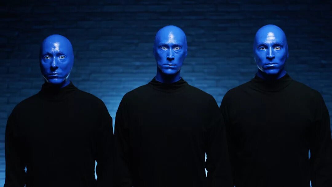 Группа Blue man Group. Blue man Group солистка. Группа синих людей. Голубой мен. Группа голубых мужчин