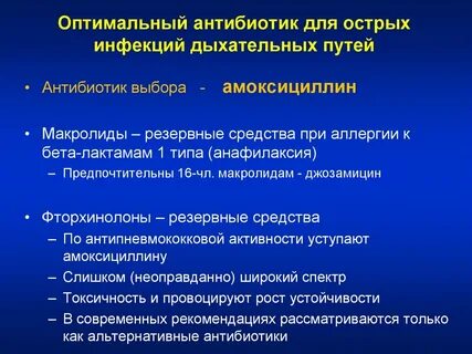 Острая инфекция дыхательных путей