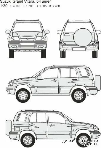 Suzuki Grand Vitara 2000 габариты. Suzuki Grand Vitara габариты. Сузуки Гранд Витара 2006 габариты. Сузуки Грант Витара габаоиты.