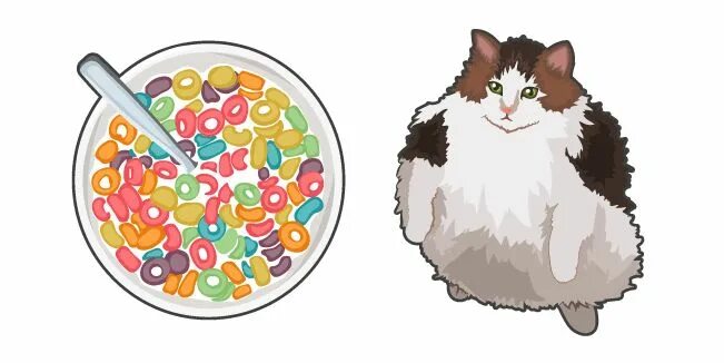 Loops cat. Кошка курсор. курсор pop cat. lööps.