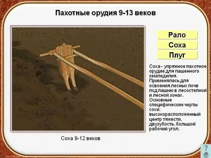 Соха и плуг