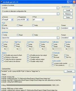 AVRDUDE-GUI(下 载 地 址. http://sourceforge.net/projects/avrdude-gui)