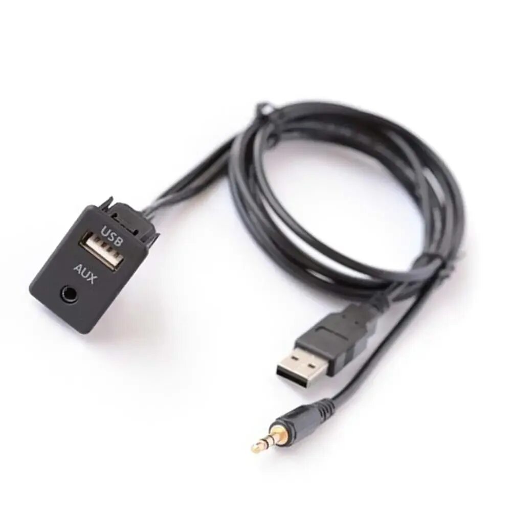 5. Шнур аукс юсб для авто. Адаптер штатного usb nissan. Удлинительный кабель адаптер для toyota. 5 мм usb универсальный.