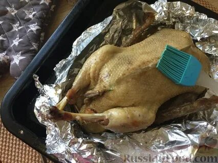 Чем намазать утку для запекания