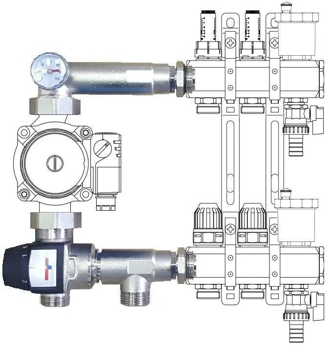 Клапан смесительный теплый пол работы. Клапан смесительный теплый пол работы. 06 трехходовой смесительный клапан 1. G. Herz термостатический клапан двухходовой.