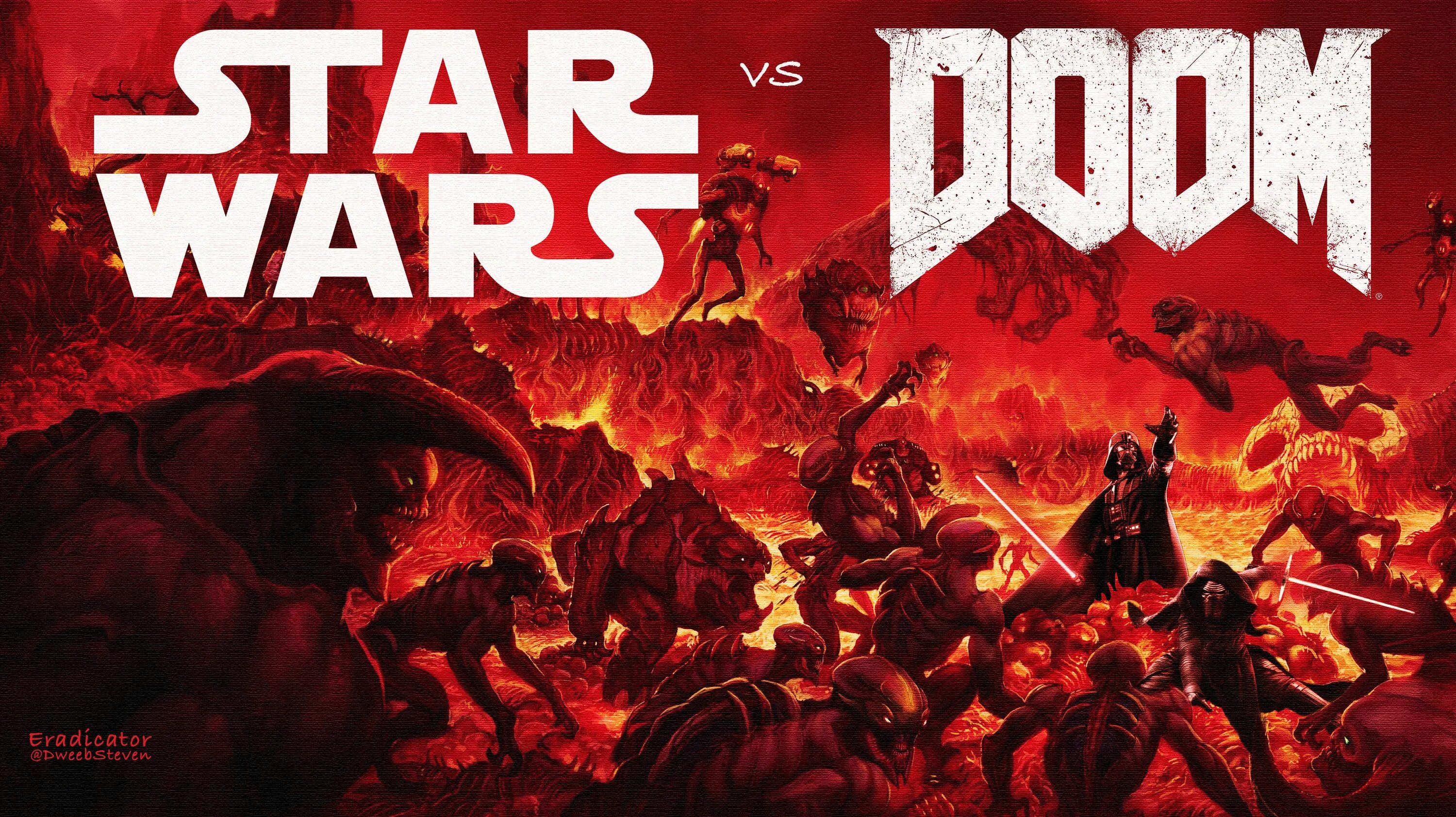 Doom vs. Дум сквад star wars. doom wars.
