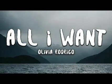 All i want текст