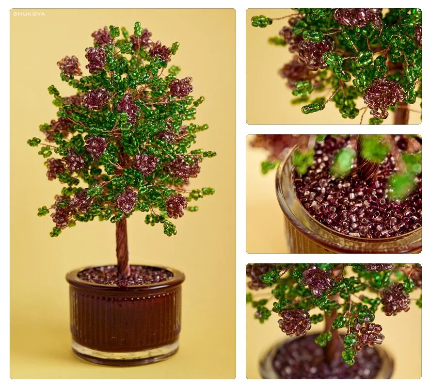 Бонсай Beads, Diy jewelry, Bonsai