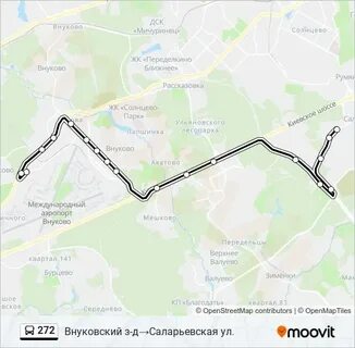 Автобус 272 внуково