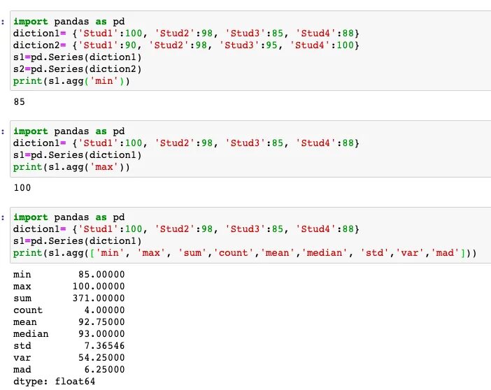 Pandas min max. Sum в питоне. pandas python. python объект series. series python get.