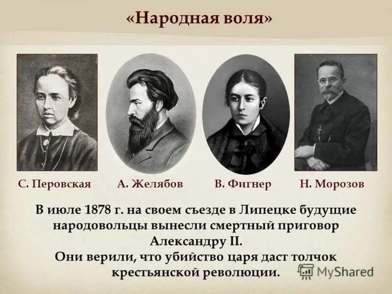 Организация народная воля причина. Народная Воля Желябов, Михайлов, Перовская, Фигнер. Перовская Желябов народная Воля. Народная Воля участники 1881. Народники народники («народная Воля»).