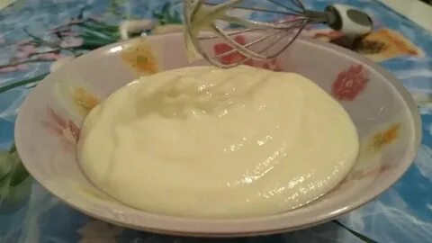Крем с молоком без масла