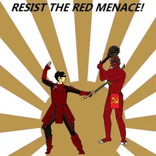 Red fighting