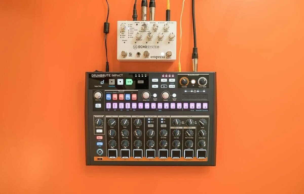 Echo system. Arturia DRUMBRUTE. Arturia DRUMBRUTE Impact. Драм машина. Ika драм машина.