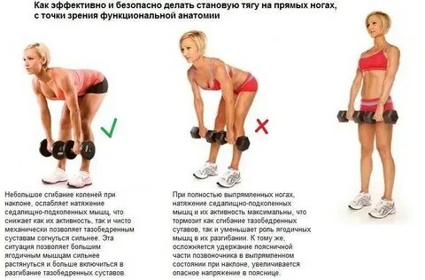 Румынская тяга штанги