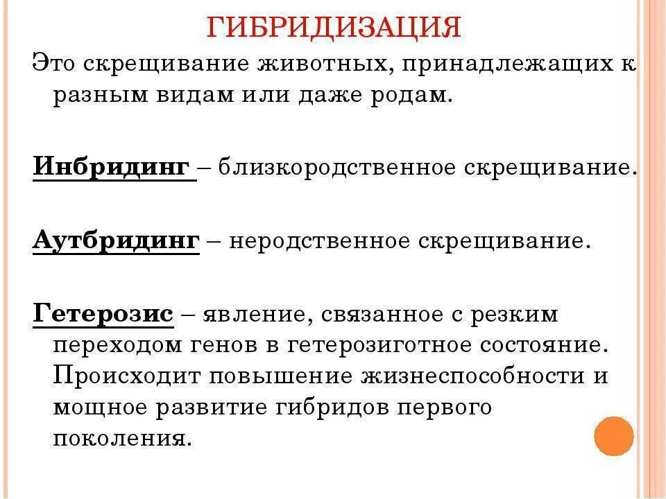 Явление гибридизации. Гибридизация. Виды гибридизации в биологии. Гибридизация в селекции. Методы скрещивания.