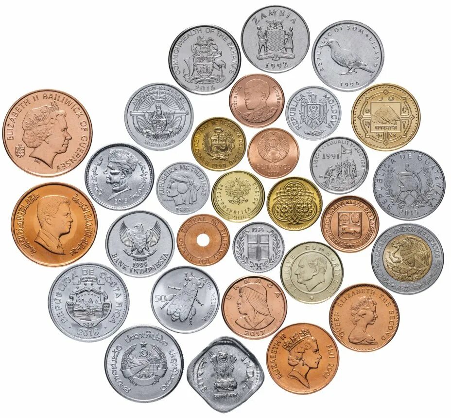Наборы монет. Современные монеты.