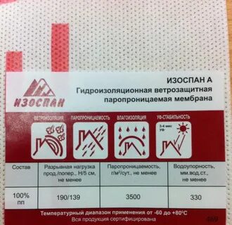 Изоспан область применения